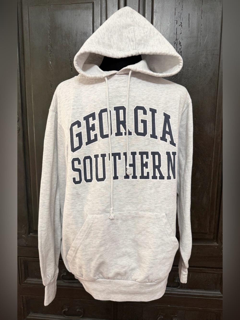 MV Sport Georgia Southern Gray Hoodie Sweatshirt- Medium